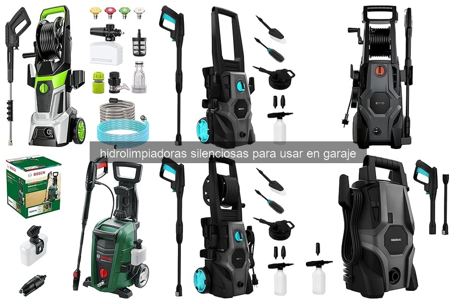 Mejores hidrolimpiadoras silenciosas para garaje en 2026