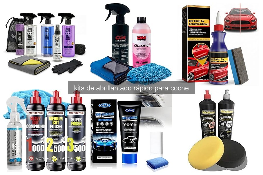 Mejores kits de abrillantado rápido para coche en 2023
