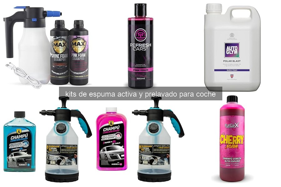 Mejores kits de espuma activa para coches en 2026