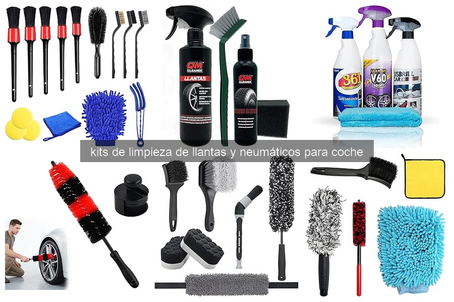 Mejores kits de limpieza de llantas para coches deportivos