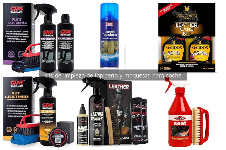Mejores kits de limpieza de tapicería y moquetas para coche 2023