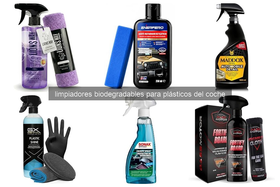 Mejores limpiadores biodegradables para plásticos del coche 2023