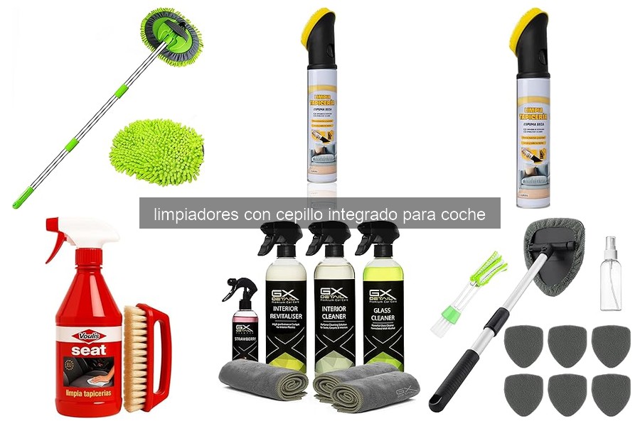 Mejores limpiadores con cepillo integrado para coches en 2023