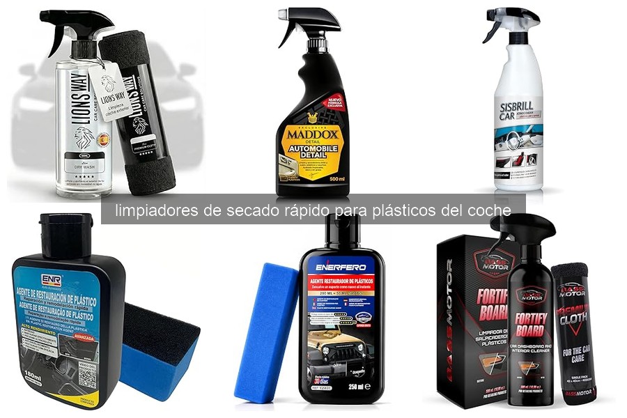 Mejores limpiadores de secado rápido para plásticos del coche 2023