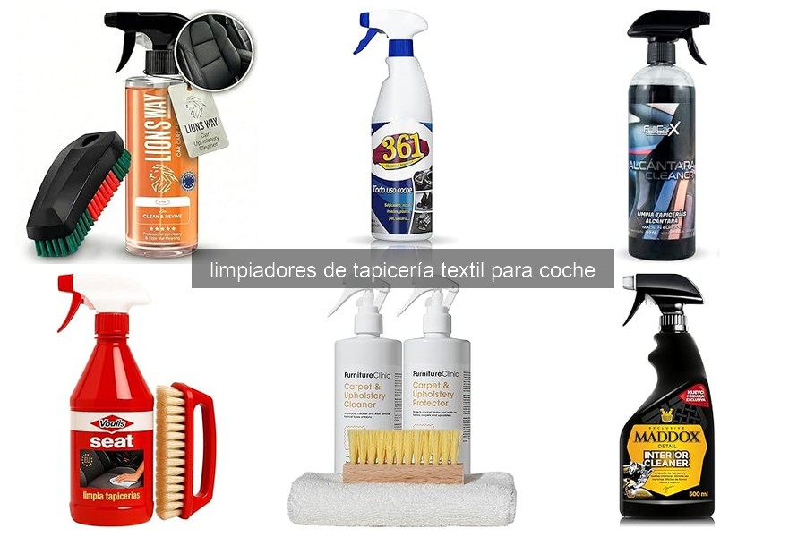 Mejores limpiadores de tapicería textil para coches 2026