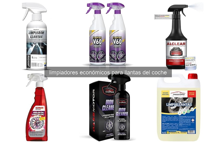 Mejores limpiadores económicos para llantas de coche 2023