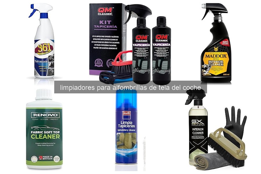 Mejores limpiadores para alfombrillas de tela del coche 2026