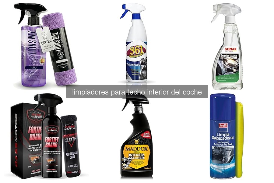 Mejores limpiadores para el techo interior del coche en 2026