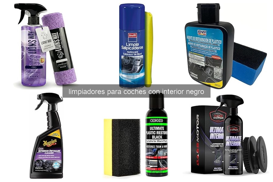 Mejores limpiadores para interiores de coches negros en 2026