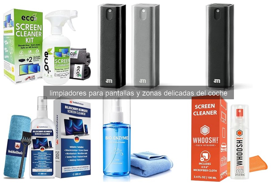 Mejores limpiadores para pantallas de coches en 2026