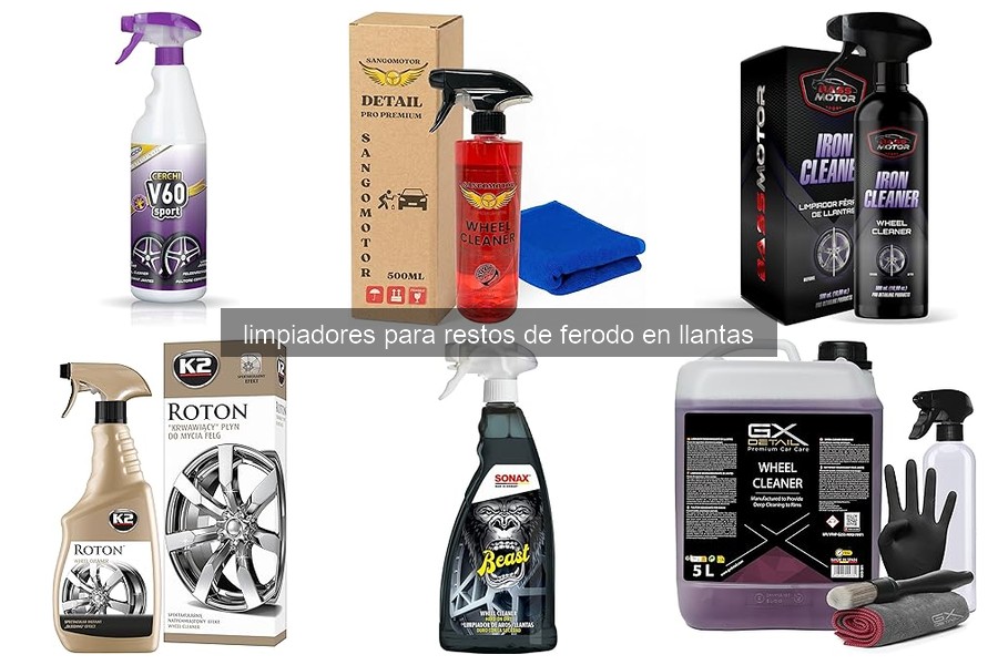Mejores limpiadores para restos de ferodo en llantas 2026