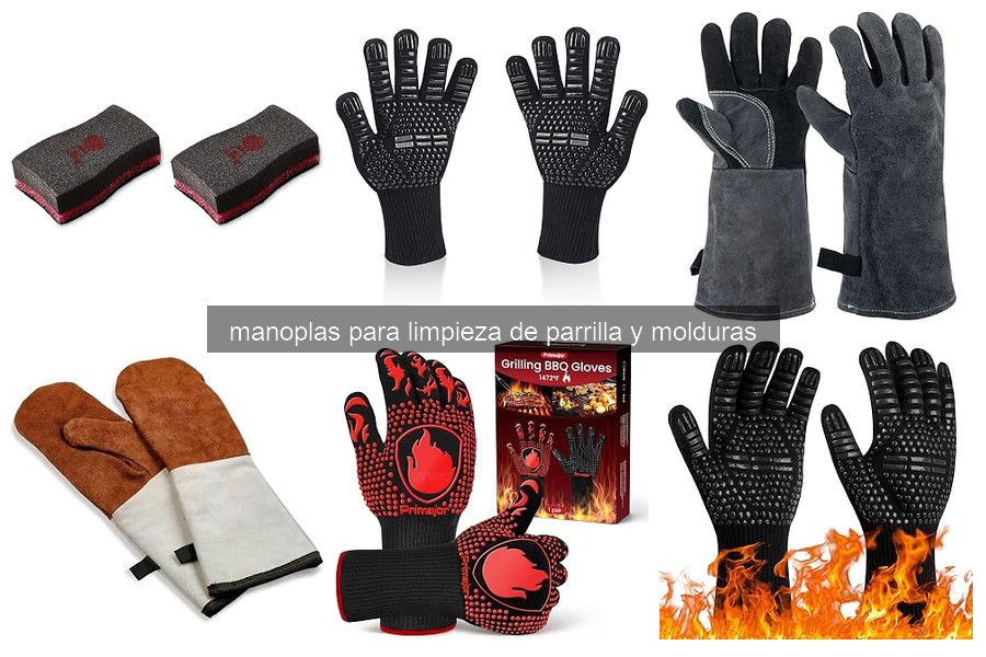 Mejores manoplas para limpiar parrillas en coches de lujo