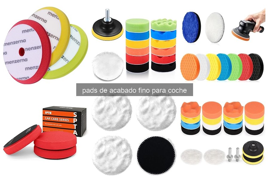 Mejores pads de acabado fino para pulido de coche 2026