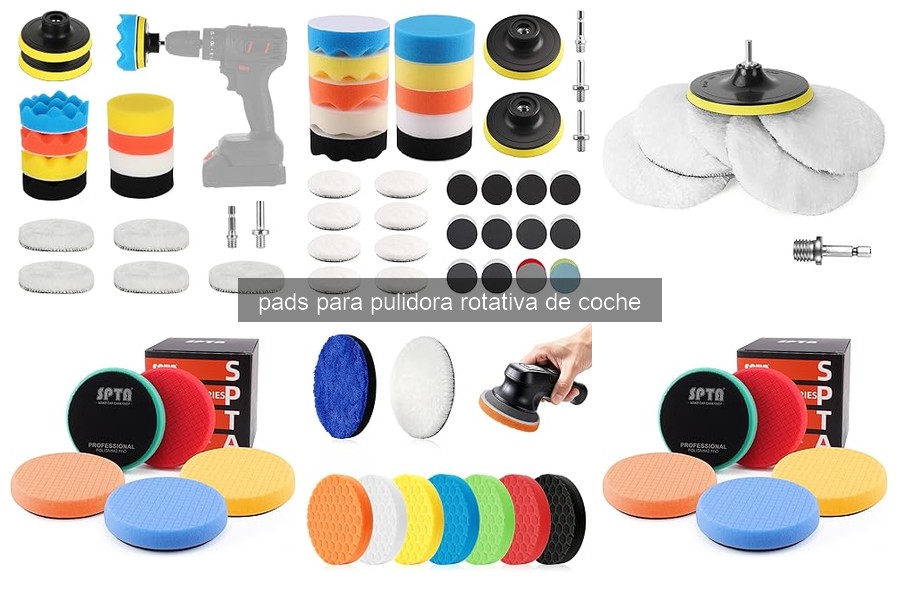 Mejores pads para pulidora rotativa en 2026: comparativa top