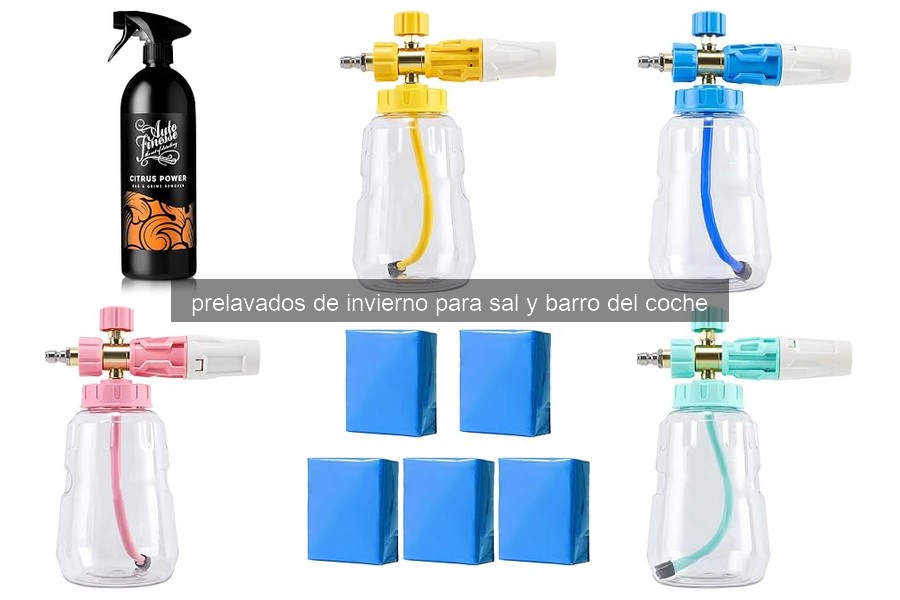 Mejores productos de prelavado de invierno para coches 2023