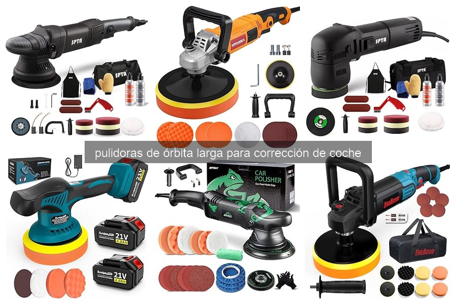 Mejores pulidoras de órbita larga para aficionados en 2026
