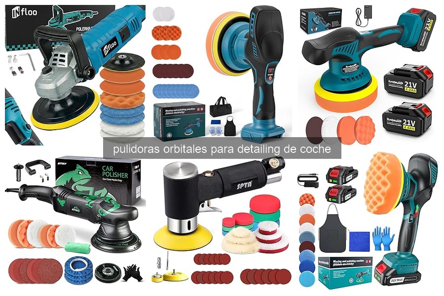 Mejores pulidoras orbitales para principiantes en detailing