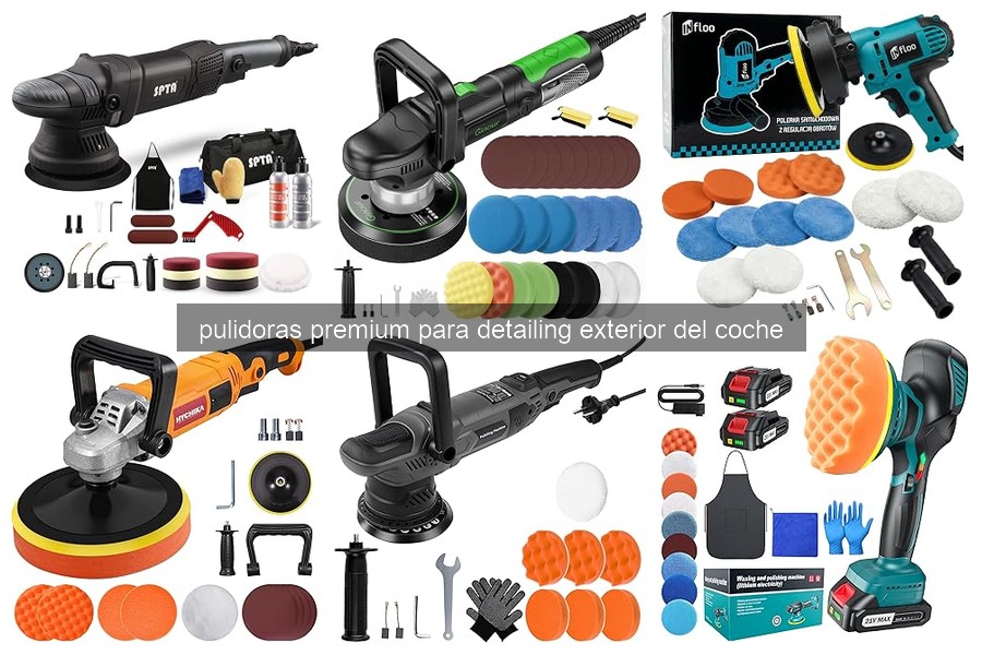 Mejores pulidoras premium para detailing exterior 2026