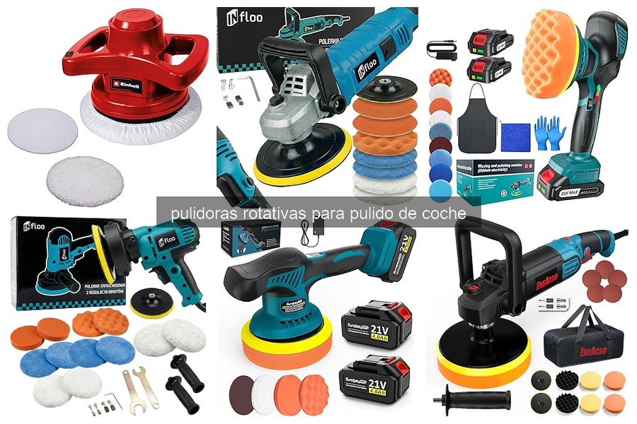 Mejores pulidoras rotativas para pulido profesional de coches