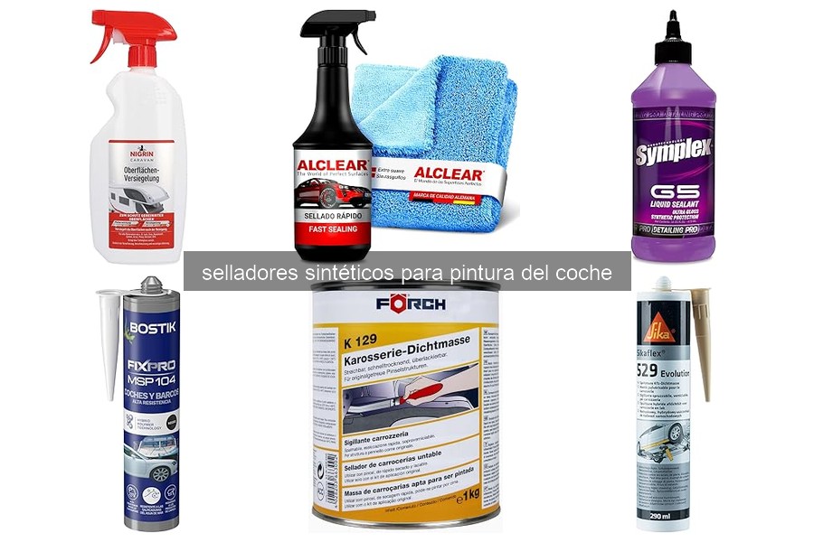 Mejores selladores sintéticos para proteger la pintura del coche