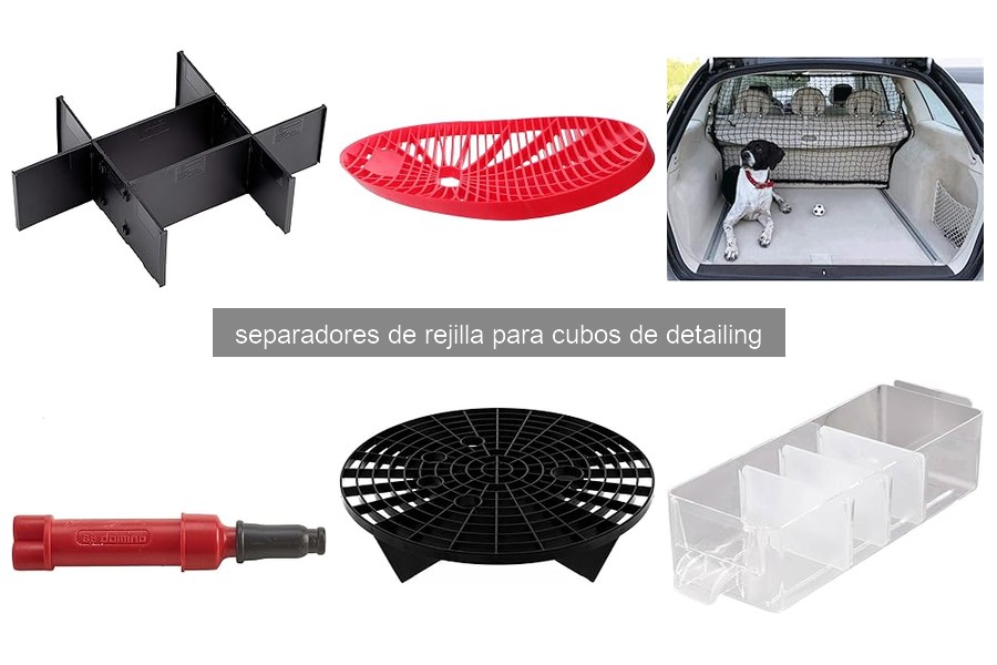 Mejores separadores de rejilla para cubos de detailing 2023