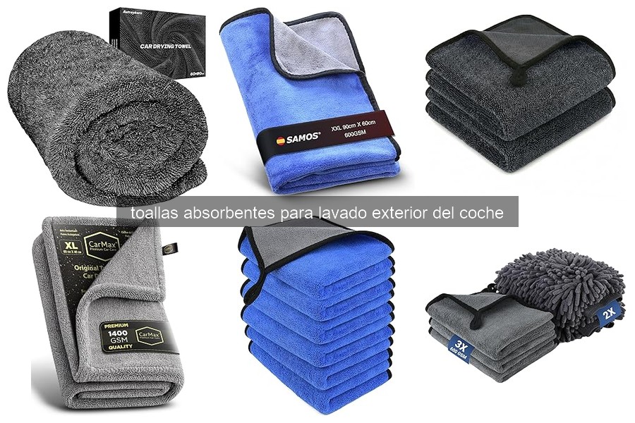 Mejores toallas absorbentes para el lavado de coches en 2026