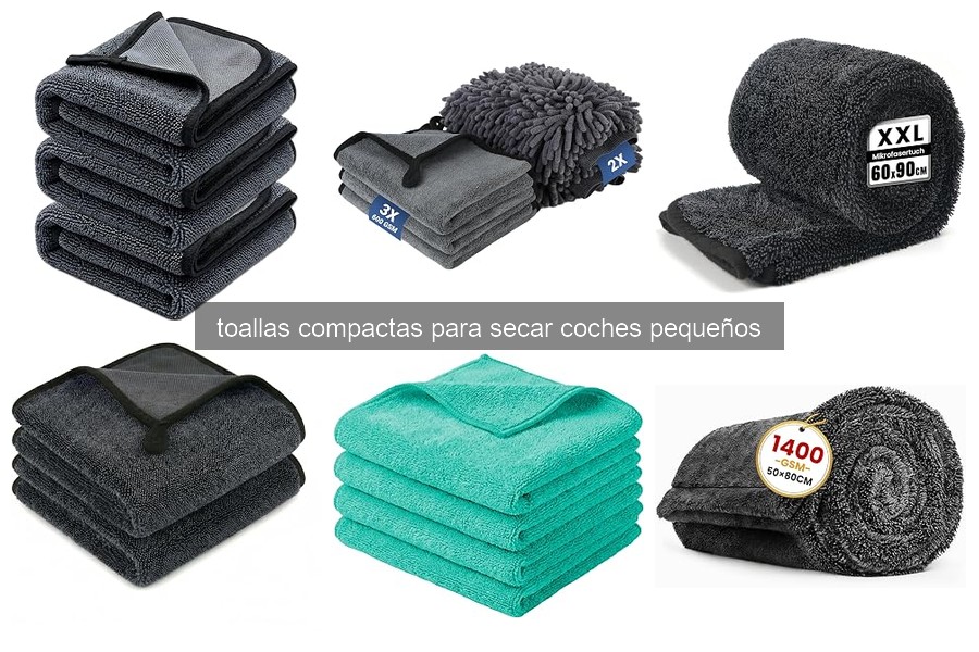 Mejores toallas compactas para secar coches pequeños en 2026