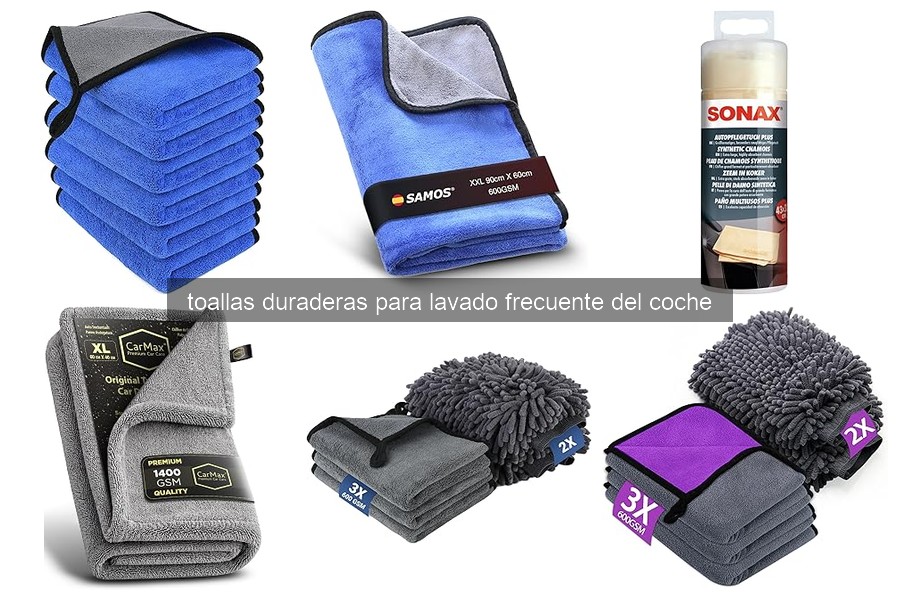 Mejores toallas duraderas para el lavado frecuente del coche