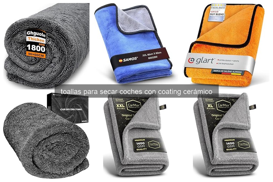 Mejores toallas para secar coches con coating cerámico