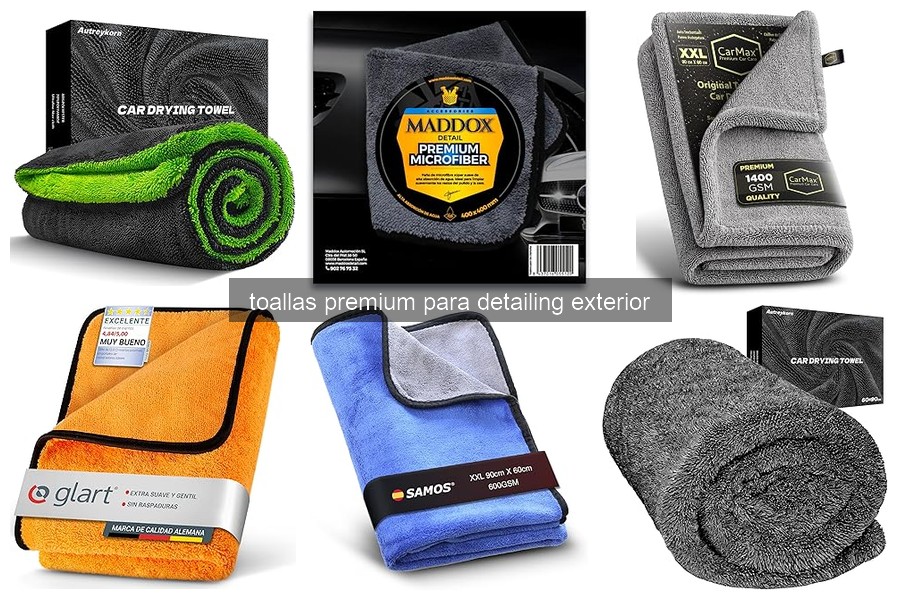 Mejores toallas premium para detailing exterior en 2026