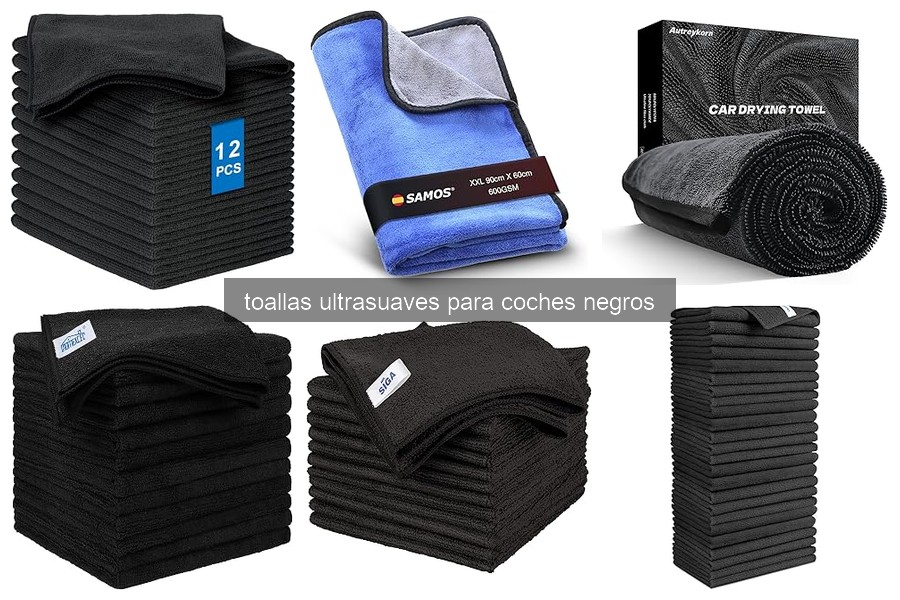 Mejores toallas ultrasuaves para coches negros en 2026
