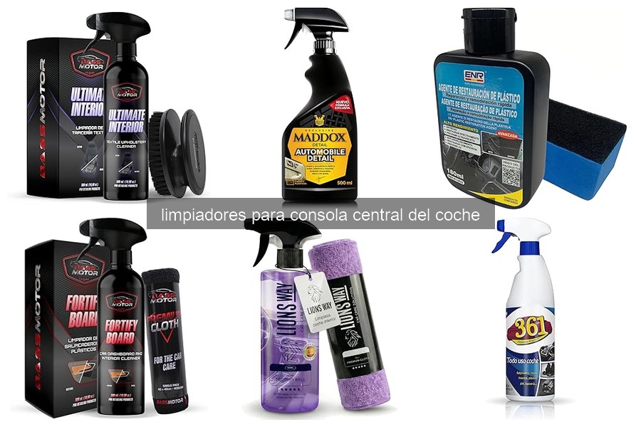 Problemas comunes al limpiar la consola central del coche