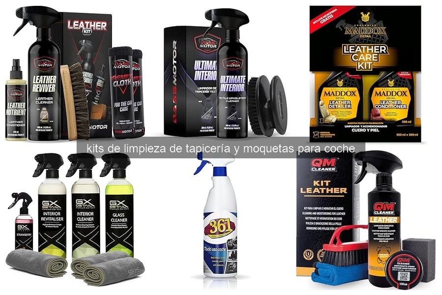 Problemas comunes al limpiar tapicería y moquetas de coche
