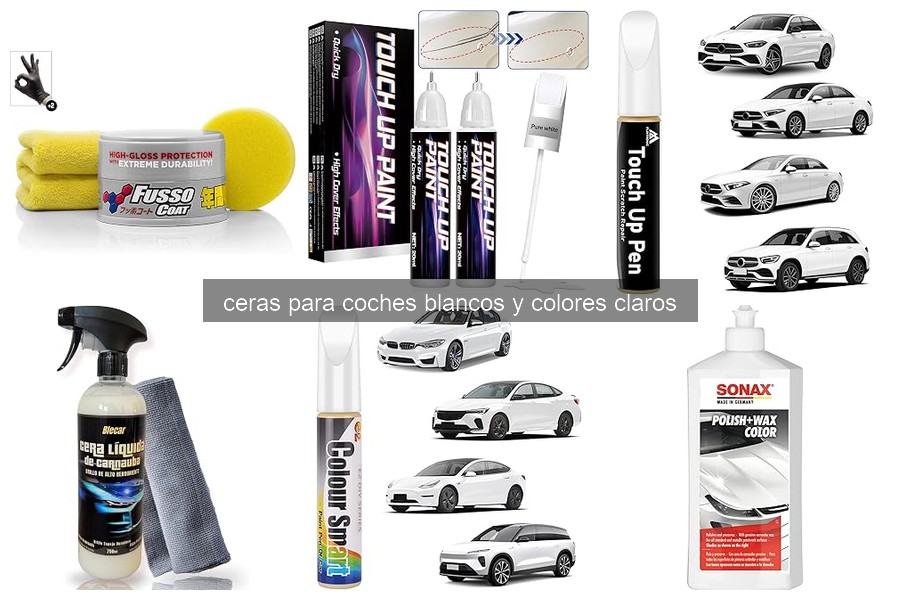 Problemas comunes al usar cera en coches blancos