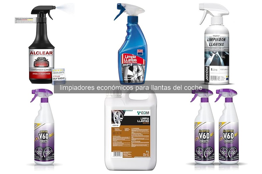 Problemas comunes al usar limpiadores económicos de llantas