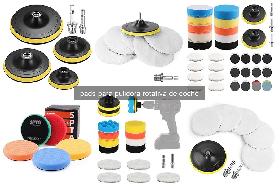 Problemas comunes al usar pads para pulidora rotativa