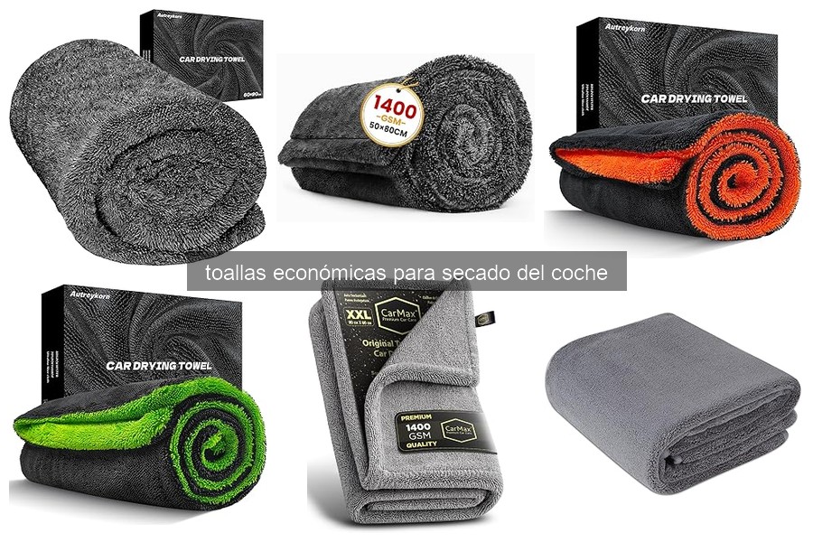 Problemas comunes al usar toallas económicas para secado de coches