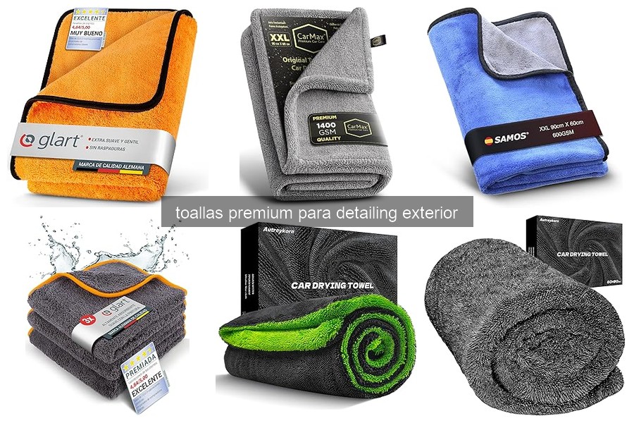 Problemas comunes al usar toallas para detailing exterior