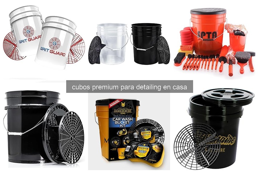 Problemas comunes con cubos de detailing y sus soluciones