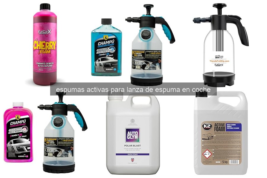 Problemas Comunes con Espumas Activas en la Limpieza de Coches