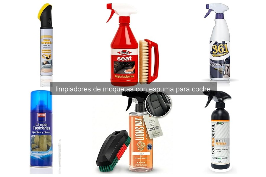 Problemas comunes con limpiadores de moquetas de coche