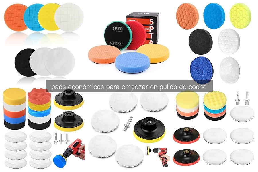 Problemas comunes con pads económicos para pulido de coches
