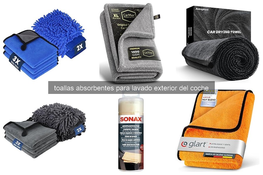 Problemas comunes con toallas absorbentes para lavar coches