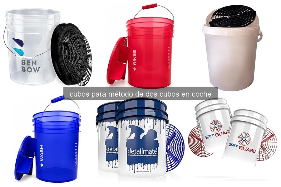 ¿Qué es el método de dos cubos para limpiar coches?