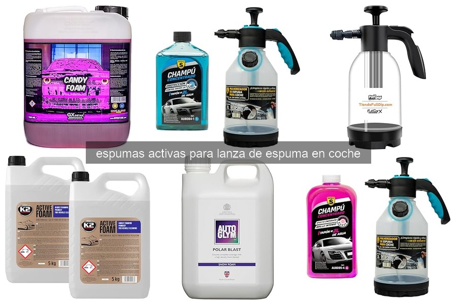 ¿Qué es la espuma activa y cómo mejora la limpieza de coches?