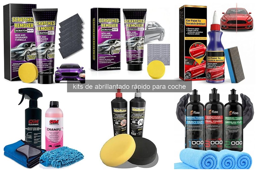 ¿Qué es un kit de abrillantado rápido para coche?