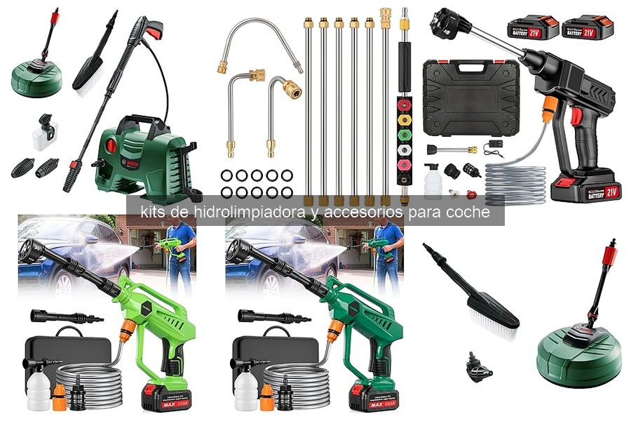 ¿Qué incluye un kit de hidrolimpiadora para coche?