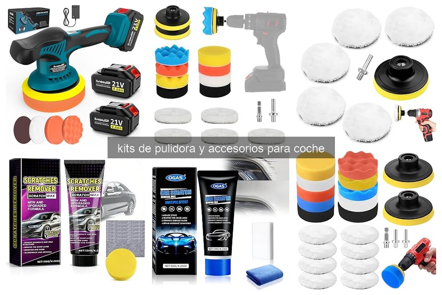¿Qué incluye un kit de pulidora para coche? Componentes esenciales