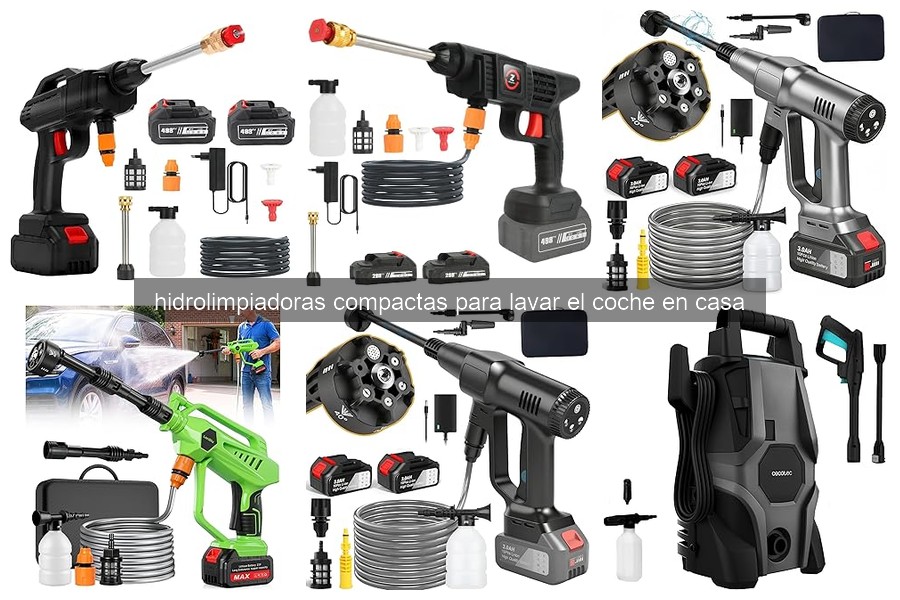 ¿Qué son las hidrolimpiadoras compactas y cómo funcionan?