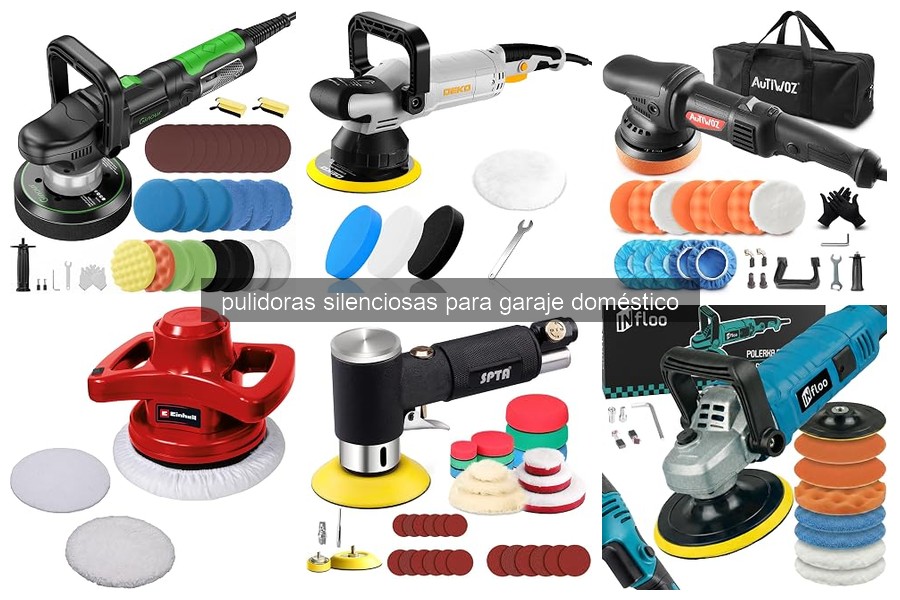 ¿Qué Son las Pulidoras Silenciosas para Garaje Doméstico?